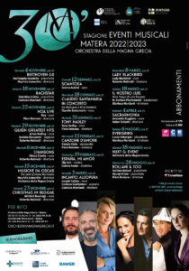 Orchestra della Magna Grecia: Stagione Concertistica 2022/2023 @ Auditorium Gervasio Matera